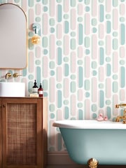 Graham & Brown Green Envy Morse 10M Wallpaper - Image 1 of 3