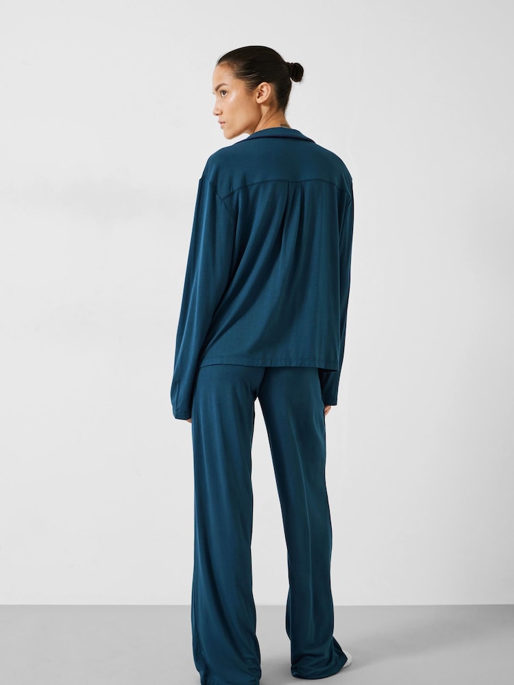 Hush Blue Arion Jersey Pyjamas - Image 2 of 5