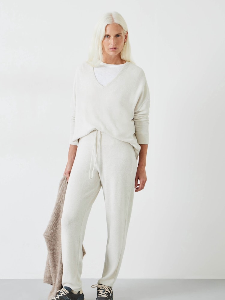 Hush White Chrome Elle Supersoft Trousers - Image 1 of 5 Hush White Chrome Elle Supersoft Trousers - Image 1 of 5