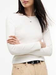 Zestaw 2 dopasowanych koszulek Tommy Hilfiger z długim rękawem - Obraz 4 z 6