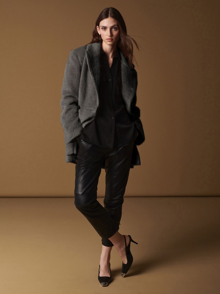 Grey Luxury Super-Soft Blazer Jacket - Image 2 of 10