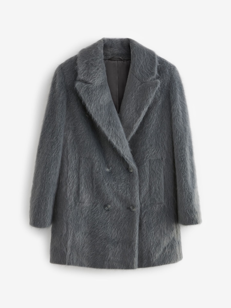 Grey Luxury Super-Soft Blazer Jacket - Image 6 of 10