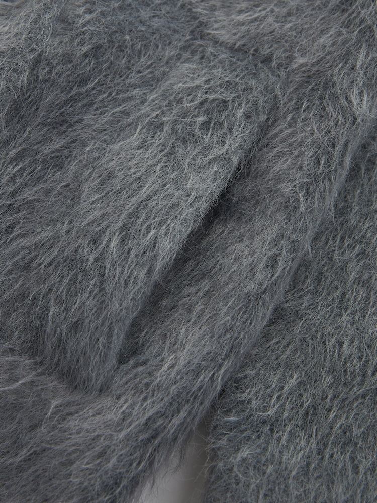 Grey Luxury Super-Soft Blazer Jacket - Image 8 of 10