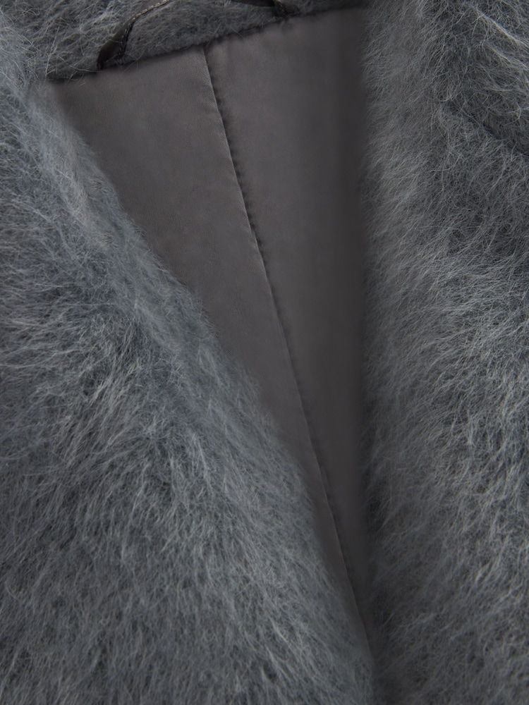 Grey Luxury Super-Soft Blazer Jacket - Image 9 of 10