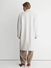 Atelier – zweireihiger Mantel aus Wollmischung in Relaxed Fit - Bild 6 von 8