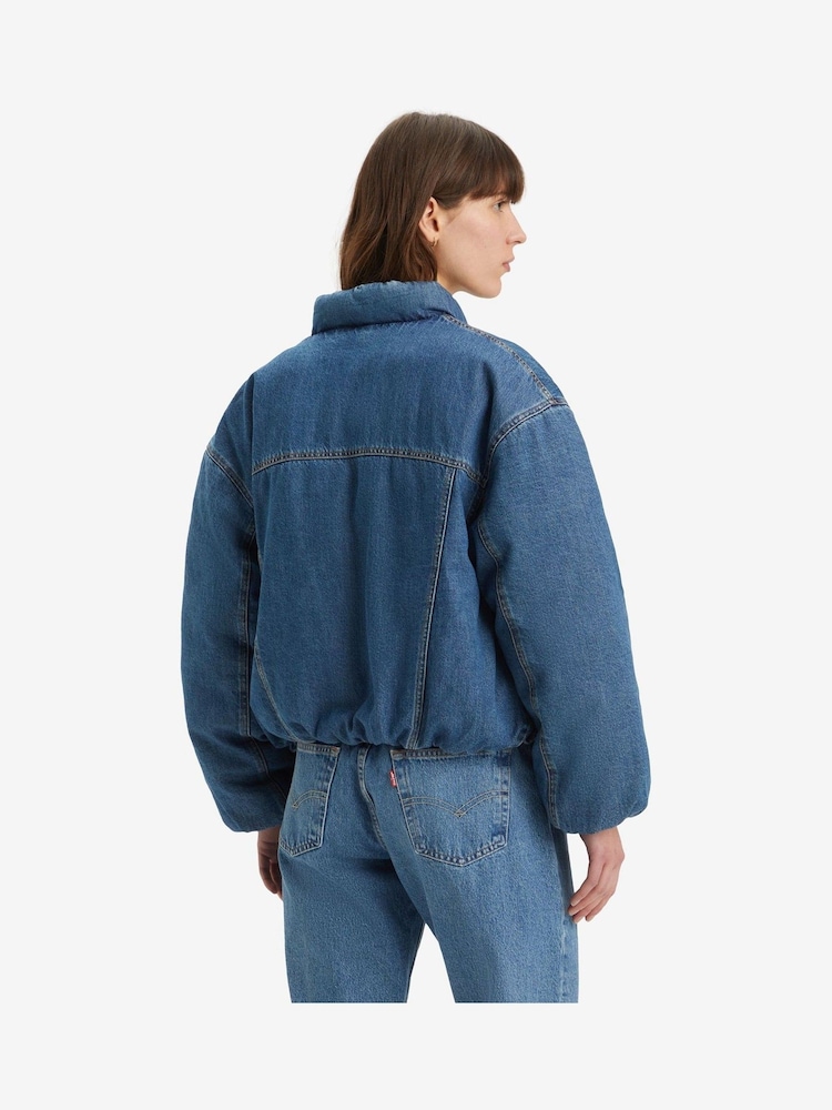 Levi's® Plushy Padded Trucker 100% Cotton Jacket - Image 2 of 4