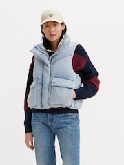 Levi's® Western 100% Cotton Bubble Gilet - Image 3 of 7