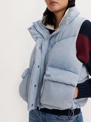 Levi's® Western 100% Cotton Bubble Gilet - Image 4 of 7