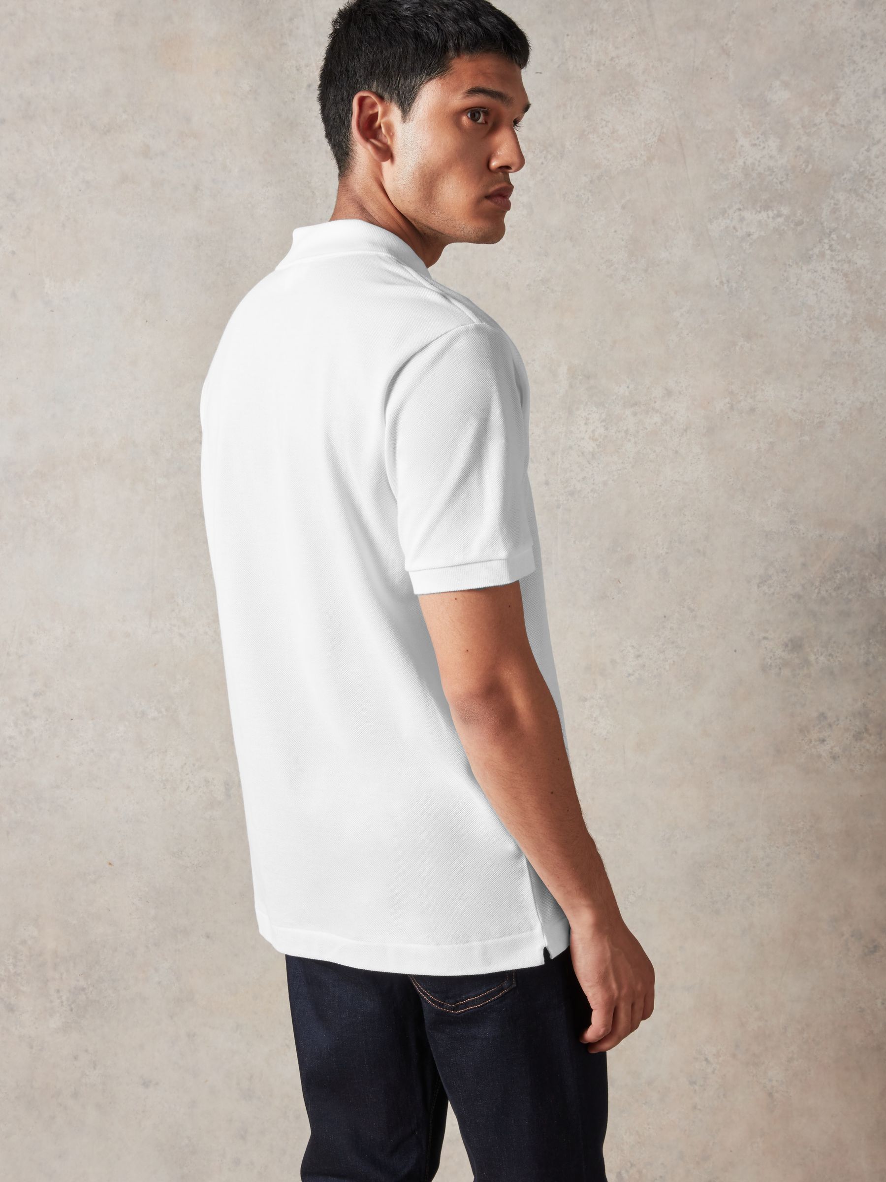 Buy Lacoste White L.12.12 Classic Fit Short Sleeve Polo Shirt from