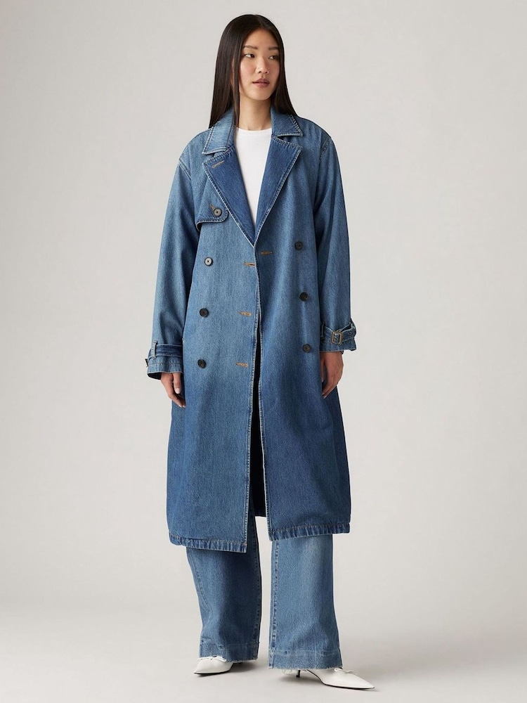 Levi's® Lets Get Lost Again 100% Cotton Spade Trench Coat - Image 2 of 9