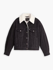Levi's® Caviar 90's Sherpa Trucker 100% Cotton Jacket - Image 3 of 5