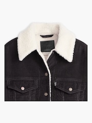 Levi's® Caviar 90's Sherpa Trucker 100% Cotton Jacket - Image 4 of 5