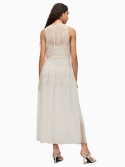 AllSaints White Embroidered Robyn Dress - Image 2 of 7