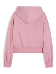 Tommy Jeans Light Pink Varsity Logo Oversized Fleece Hoodie - Image 2 of 4