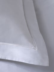 Set of 2 White 300 Thread Count Collection King Size Luxe 100% Cotton Pillowcases - Image 3 of 4