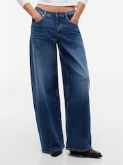 Tommy Jeans Blue Daisy Low Rise Loose Jeans - Image 1 of 6