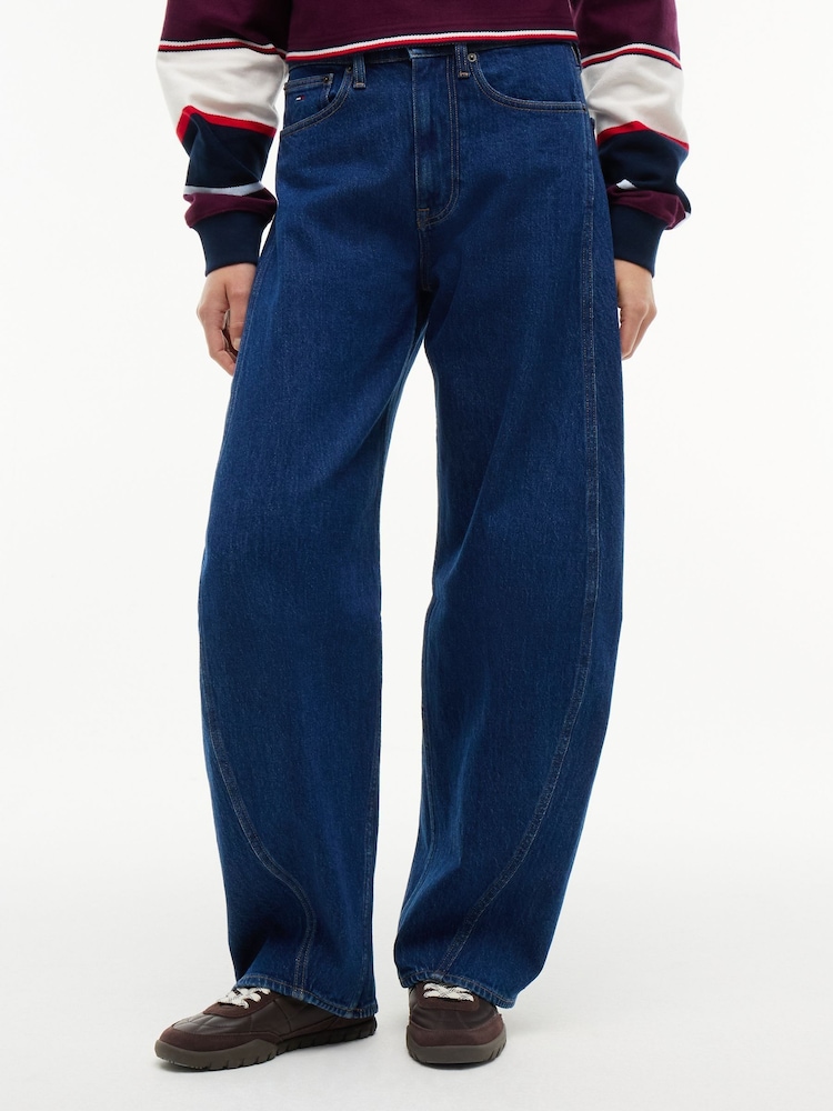 Luźne dżinsy Tommy Hilfiger Ella z wysokim stanem i obszernymi nogawkami - Obraz 1 z 5 Luźne dżinsy Tommy Hilfiger Ella z wysokim stanem i obszernymi nogawkami - Obraz 1 z 5