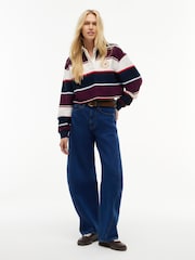 Luźne dżinsy Tommy Hilfiger Ella z wysokim stanem i obszernymi nogawkami - Obraz 3 z 5