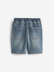 Dark Blue/Light Blue Jersey Denim Shorts 2 Pack (3-16yrs) - Image 4 of 5