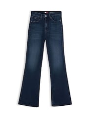 Tommy Jeans Blue Sylvia High Rise Bootcut Faded Jeans - Image 5 of 5