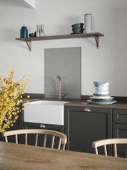 Country Living Stone Matt Glass Kitchen Splashback 90x75cm - Image 1 of 6