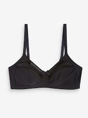 Black Total Support Non Wire Full Cup Ultimate Comfort Bra B-H - Image 4 of 4