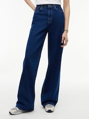 Tommy Jeans Blue Claire High Rise Wide Jeans - Image 1 of 6