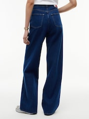 Tommy Jeans Blue Claire High Rise Wide Jeans - Image 2 of 6