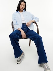 Tommy Jeans Blue Claire High Rise Wide Jeans - Image 4 of 6