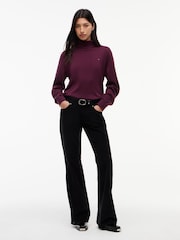 Tommy Jeans Black Low Rise Bootcut Corduroy Jeans - Image 3 of 5