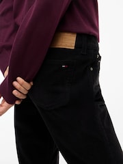 Tommy Jeans Black Low Rise Bootcut Corduroy Jeans - Image 4 of 5