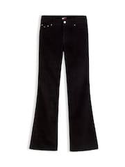 Tommy Jeans Black Low Rise Bootcut Corduroy Jeans - Image 5 of 5