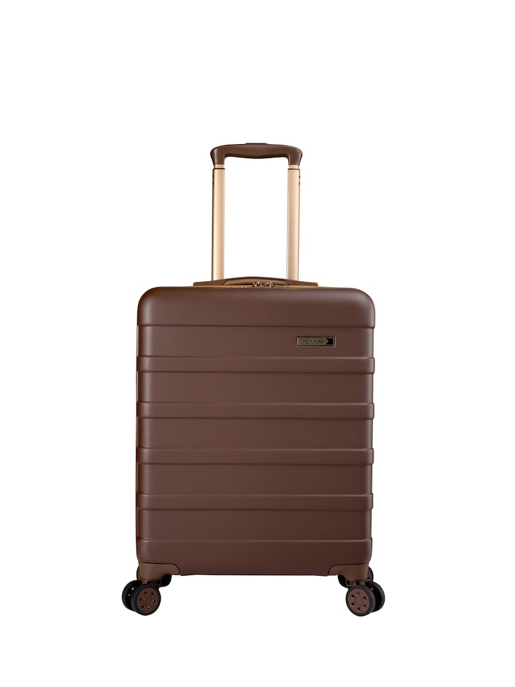 Cabin Max Brown Anode 40L ABS Cabin Carry On Hand 55x40x20cm Luggage - Image 2 of 6