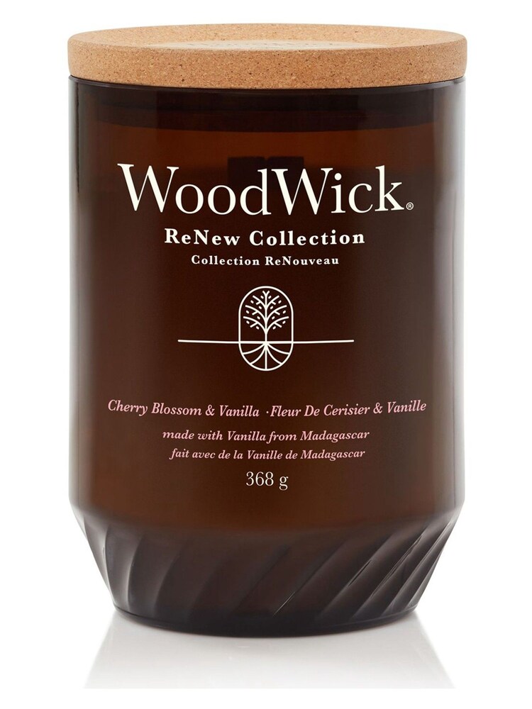 Woodwick Natural ReNew Scented Candle Cherry Blossom Vanilla - Image 6 of 6