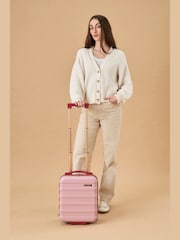 Cabin Max Light Pink Anode Bop Childrens Twin Wheel Underseat Case Luggage - Image 1 of 5