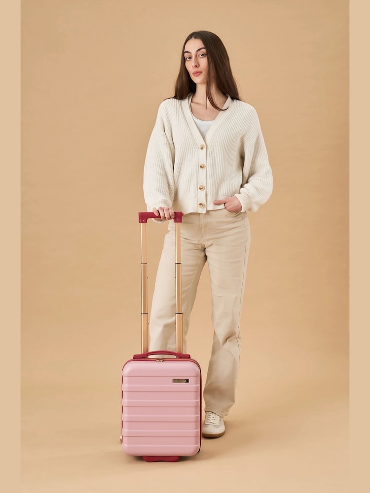 Cabin Max Light Pink Anode Bop Childrens Twin Wheel Underseat Case Luggage - Image 1 of 5