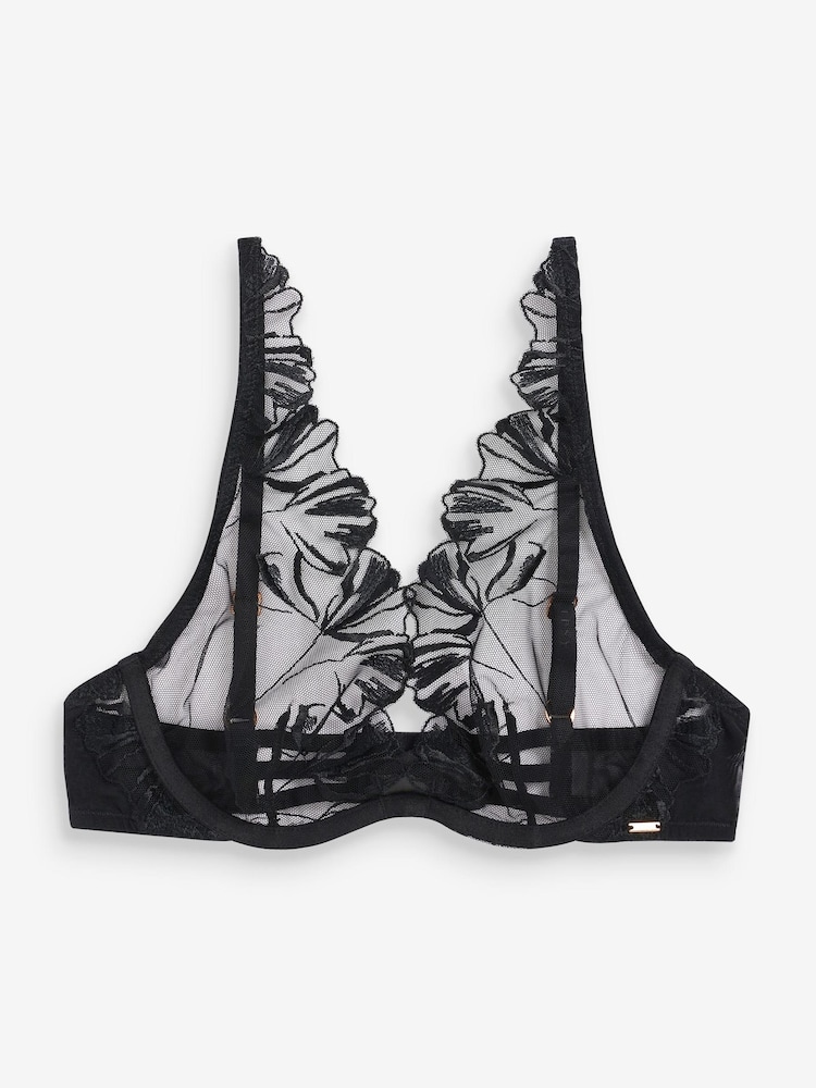 Lipsy Embroidery Bra - Image 5 of 5