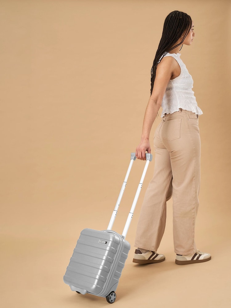 Cabin Max Silver Anode Bop Childrens Twin Wheel Underseat Case Luggage - Image 1 of 6