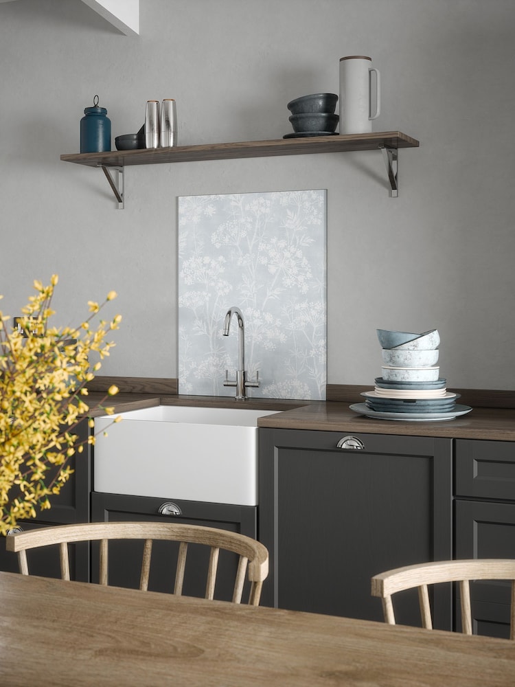 Country Living Pebble Meadow Glass Splashback 90x75cm - Image 1 of 6