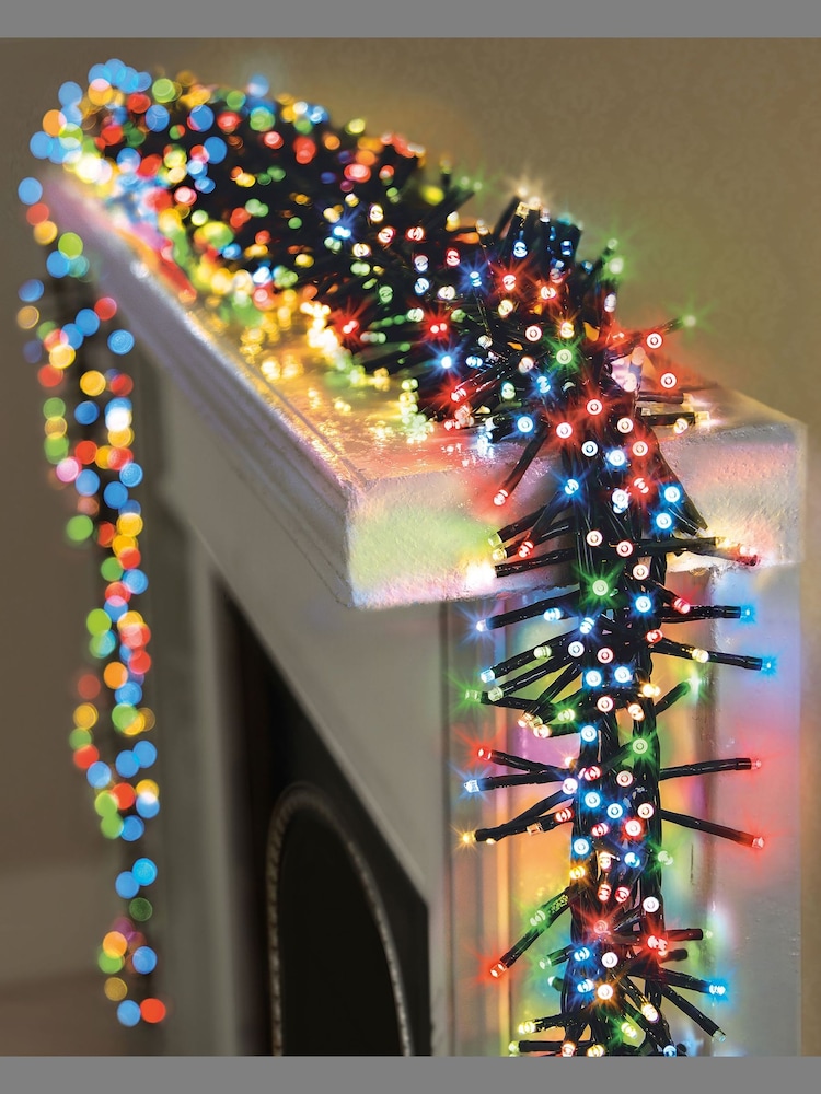 Premier Decorations Ltd Rainbow 3000 LED Cluster Christmas Lights - Image 1 of 4