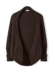 Celtic & Co. Brown Supersoft Cocoon Cardigan - Image 6 of 9