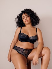 Neutral/Navy Blue Ultimate Support F-K Cup Non Pad Full Cup Bras with Side Support 2 Pack - Image 4 of 13
