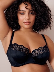 Neutral/Navy Blue Ultimate Support F-K Cup Non Pad Full Cup Bras with Side Support 2 Pack - Image 7 of 13