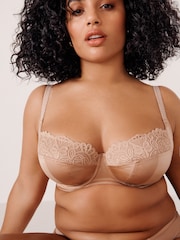 Neutral/Navy Blue Ultimate Support F-K Cup Non Pad Full Cup Bras with Side Support 2 Pack - Image 9 of 13