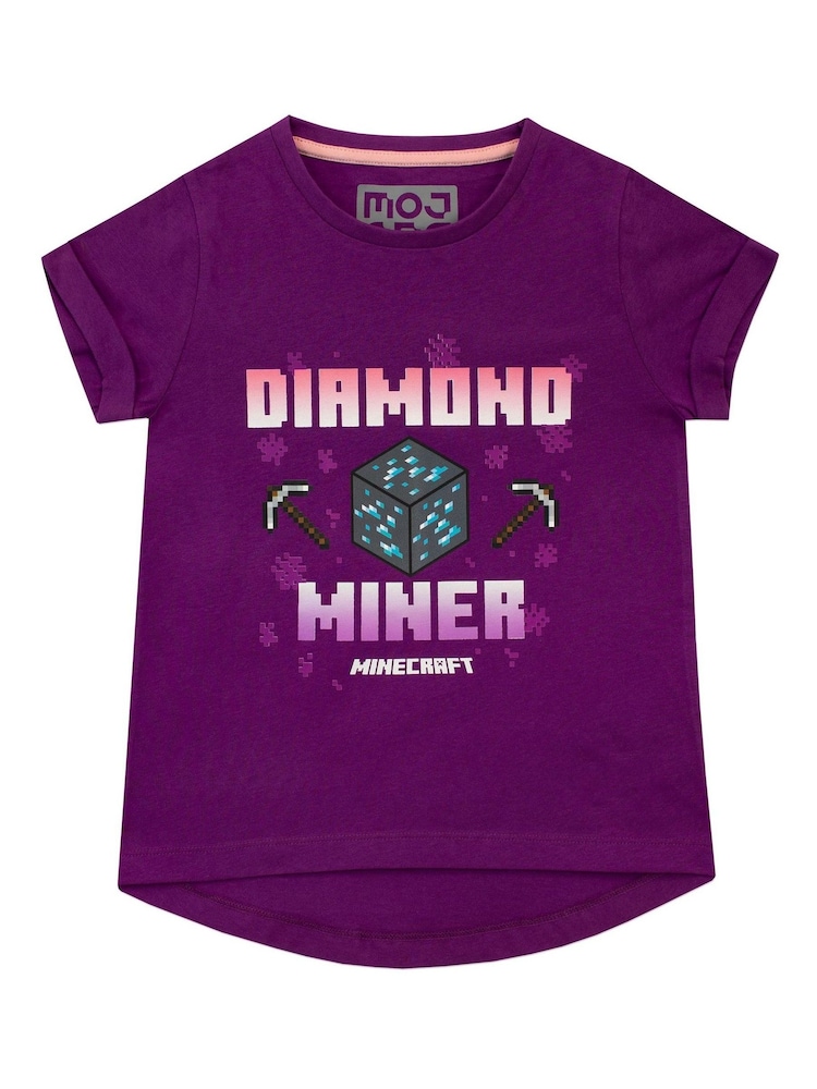 Camiseta de algodón 100 % con diseño de Minecraft de Character - Imagen 1 de 4 Camiseta de algodón 100 % con diseño de Minecraft de Character - Imagen 1 de 4