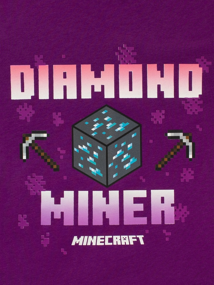 تيشرت قطن 100% بطبعة شخصية Minecraft - صورة 2 من 4