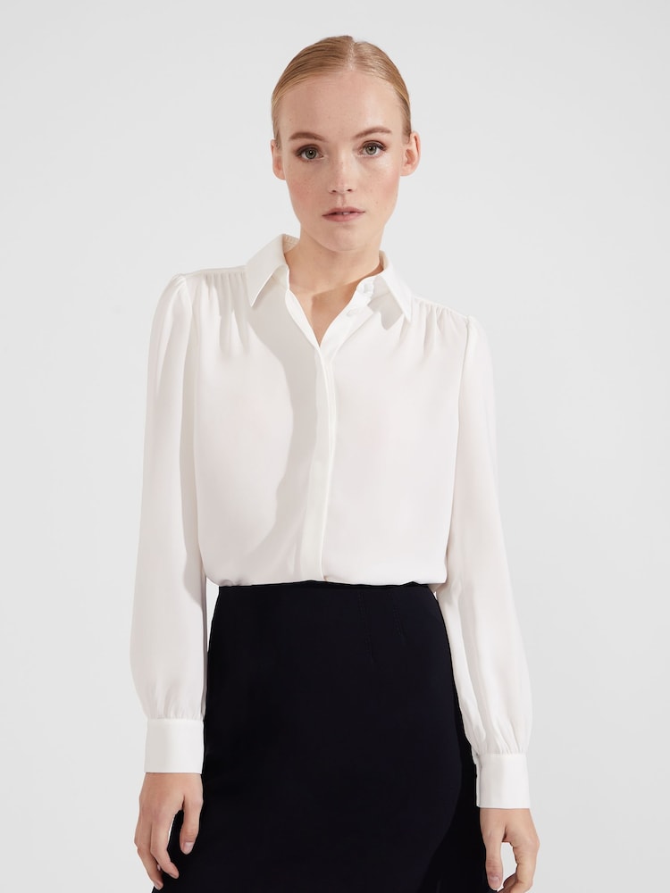 Hobbs White Caitlyn Shirt - Image 1 of 4