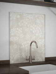 Country Living Cream Meadow Glass Splashback 90x75cm - Image 2 of 6
