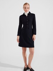 Hobbs Blue Adelia Ponte Dress - Image 3 of 6