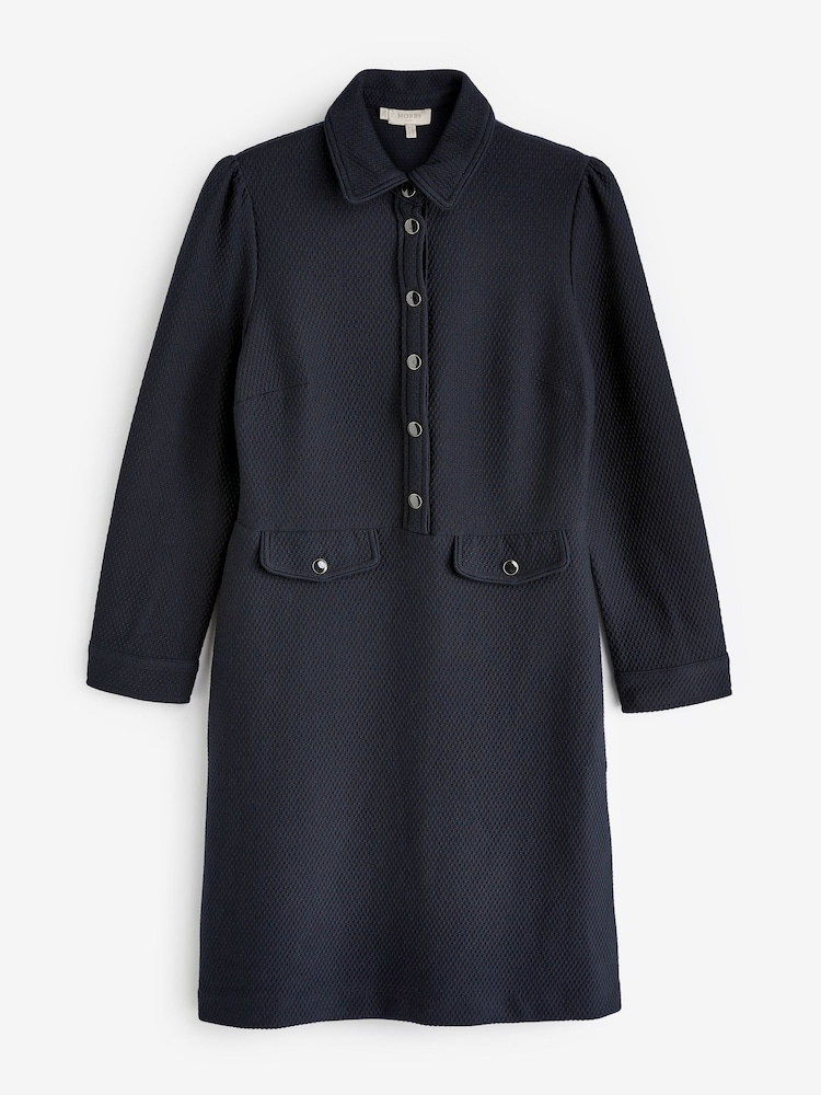 Hobbs Blue Adelia Ponte Dress - Image 6 of 6